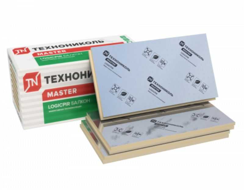 Утеплитель Технониколь LOGICPIR Балкон Ф/Ф L-кромка Г4 40х590х1190