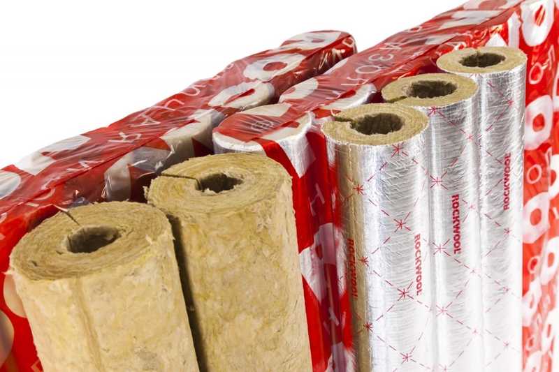Цилиндры навивные кашированные фольгой Роквул 100 40х114