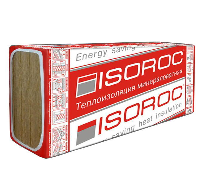 Утеплитель ISOROC Изолайт-ЛЮКС 1000х600х100 мм