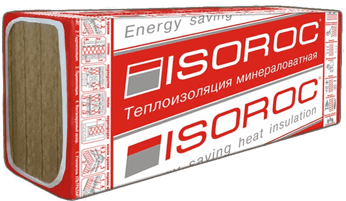 Утеплитель ISOROC Изовент-Л 1000х600х50 мм